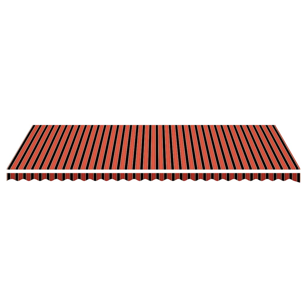 Replacement Fabric for Awning Orange and Brown 6x3.5 m