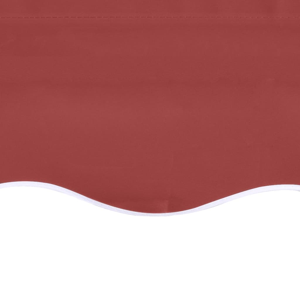 vidaXL Replacement Fabric for Awning Burgundy Red 3x2.5 m