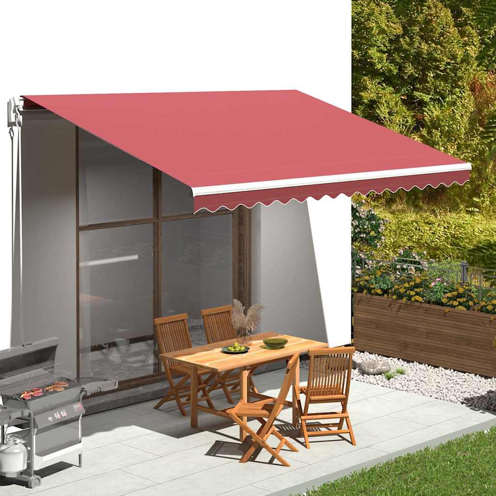Awning Replacement Fabric Burgundy Red 450x300 cm Polyester