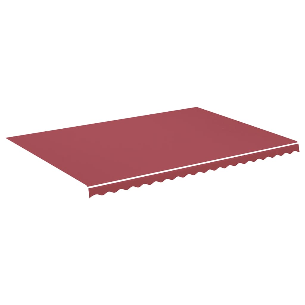 Awning Replacement Fabric Burgundy Red 5x3.5 m Polyester