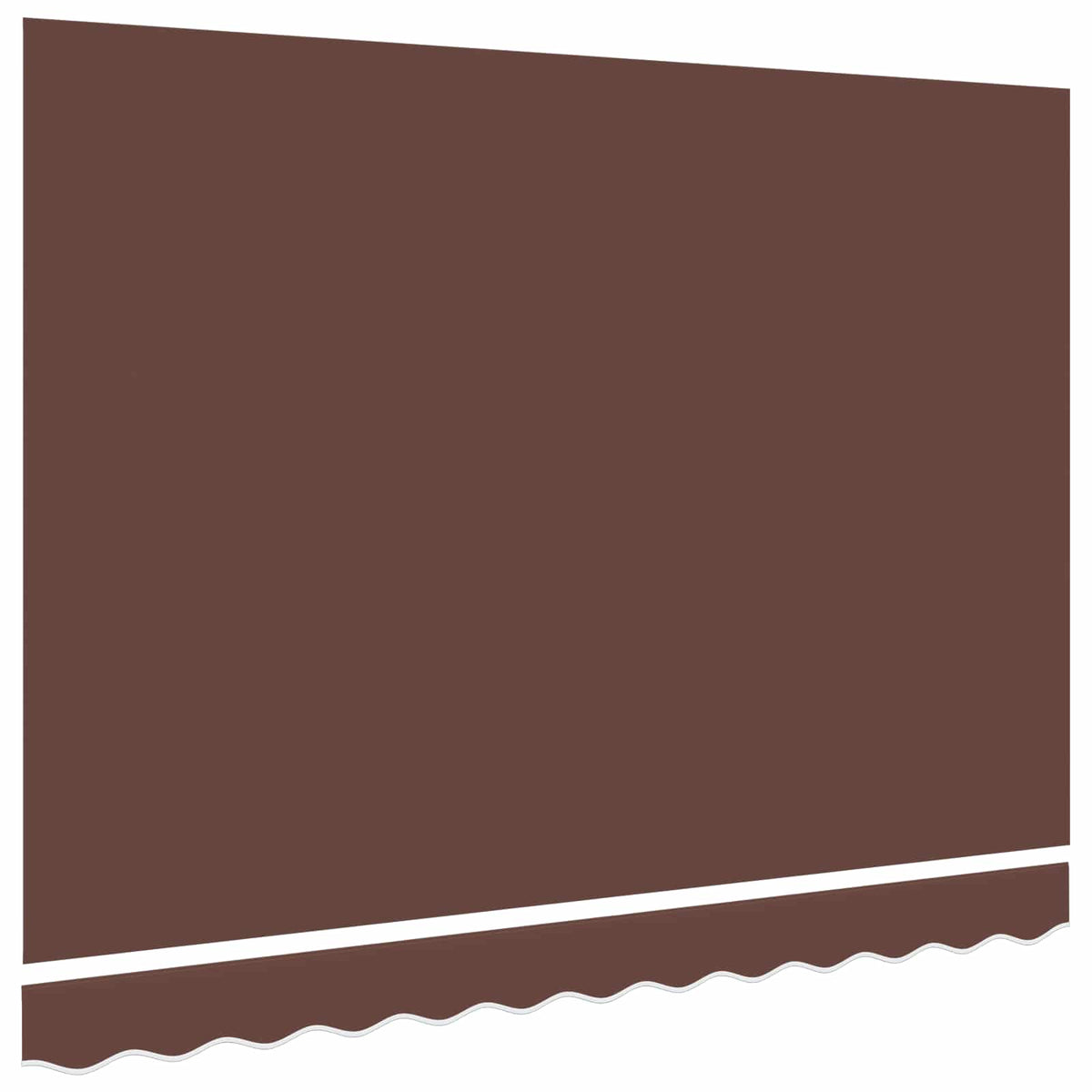 Awning Replacement Fabric Brown 350x250 cm Polyester