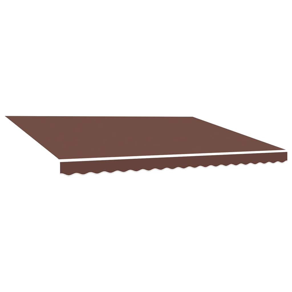 Awning Replacement Fabric Brown 450x350 cm Polyester