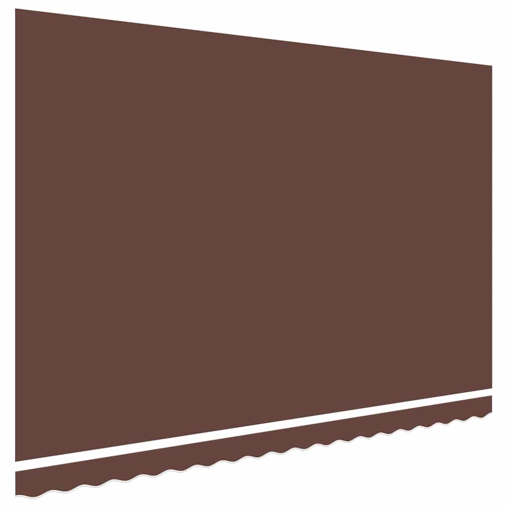Awning Replacement Fabric Brown 450x350 cm Polyester