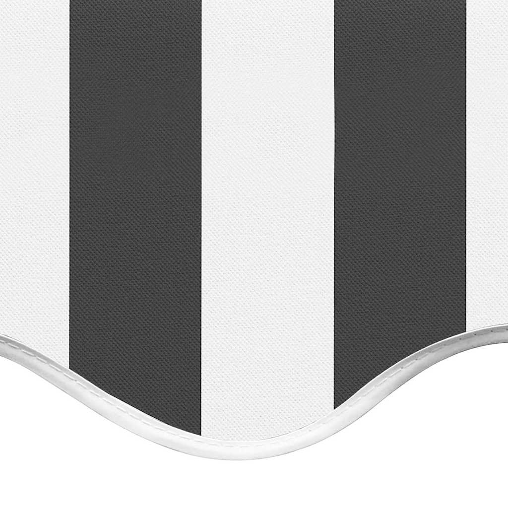 Awning Replacement Fabric Anthracite and White 450x300 cm