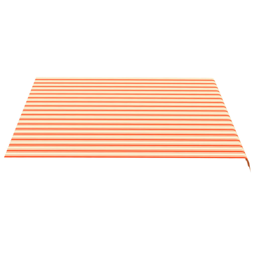 vidaXL Replacement Fabric for Awning Yellow and Orange 4x3.5 m