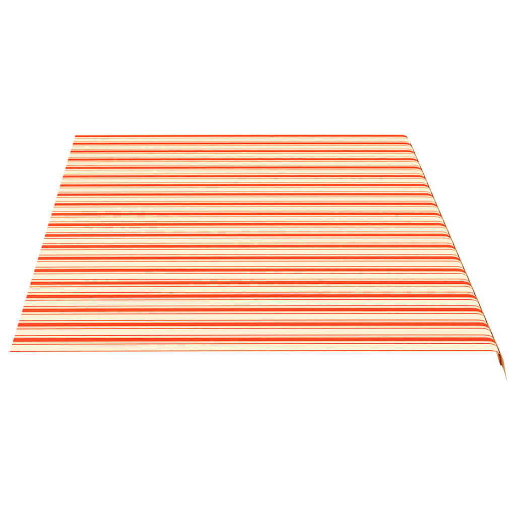 vidaXL Replacement Fabric for Awning Yellow and Orange 5x3 m