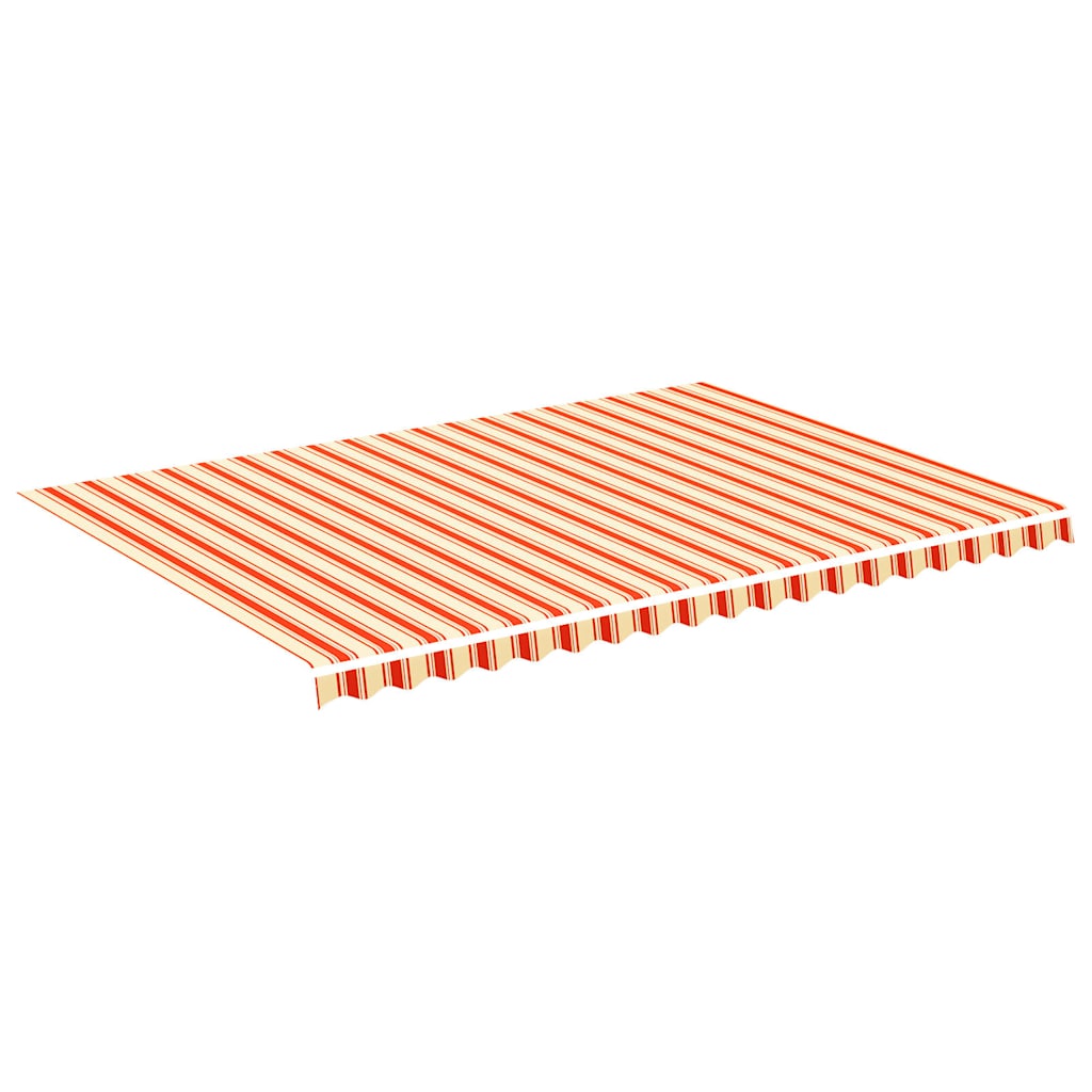 Awning Replacement Fabric Yellow and Orange 500x350cm Polyester