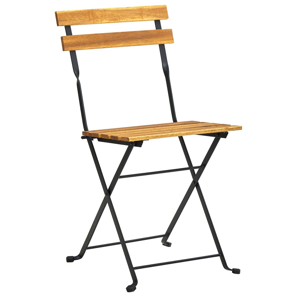 Garden Chair | Set of 2 | Brown and Black