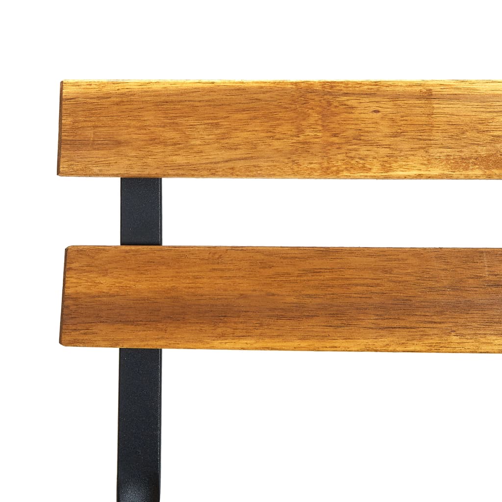 Garden Chair | Set of 2 | Brown and Black