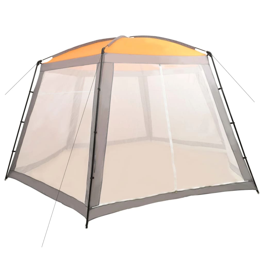Pool Tent Fabric 590x520x250 cm Grey