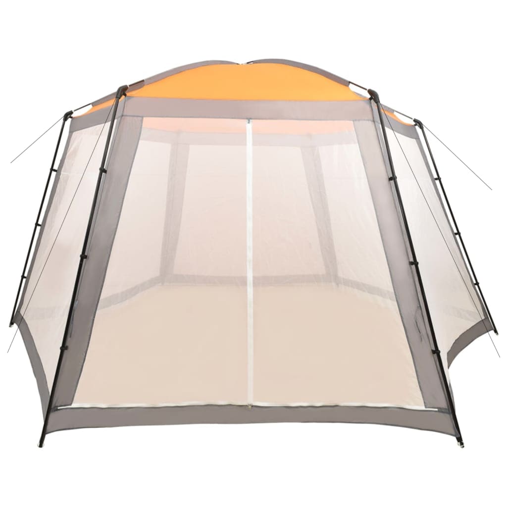 Pool Tent Fabric 590x520x250 cm Grey