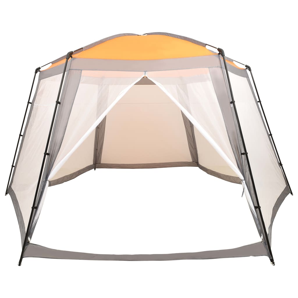 Pool Tent Fabric 590x520x250 cm Grey