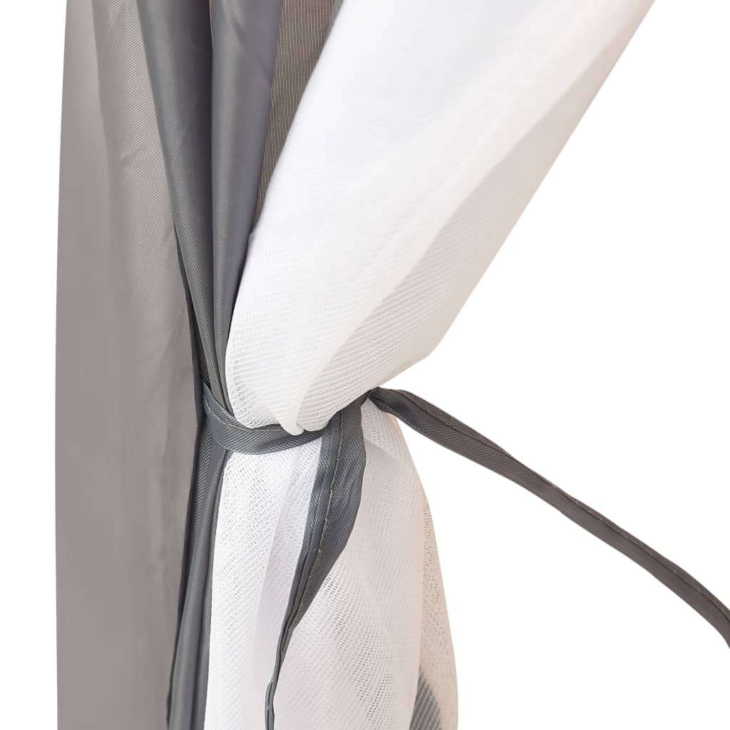 Pool Tent Fabric 590x520x250 cm Grey