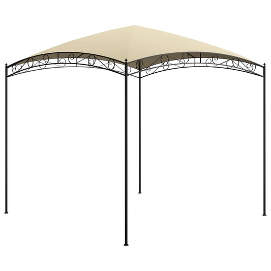 Gazebo | Cream | Steel, Polyester | 3x3x2.65 m | Durable | Gazebo