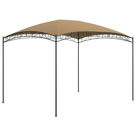 Gazebo | Taupe | Steel | Large | Durable | Gazebo | Rectangular
