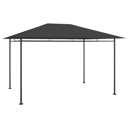 vidaXL Gazebo 384x281x270 cm Anthracite 180 g/m²
