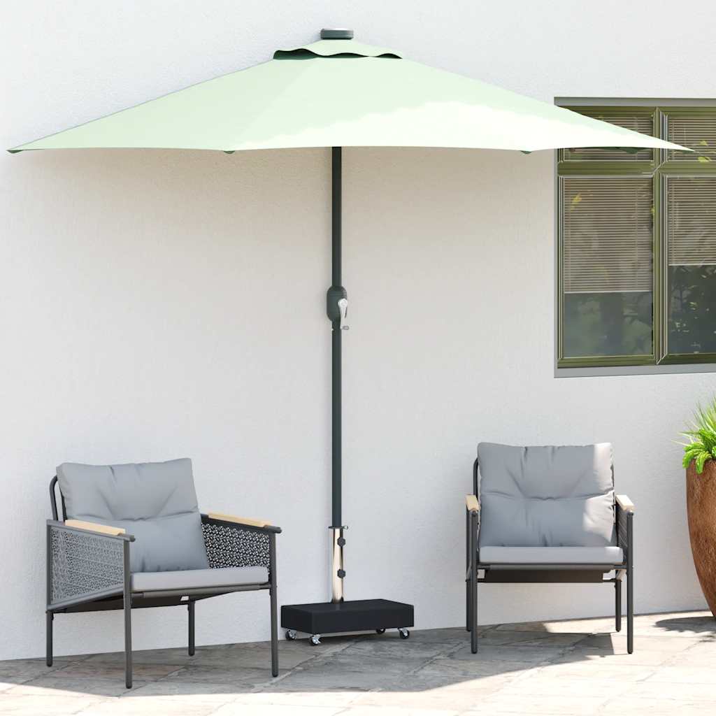 Umbrella Base | Black | Granite, Stainless Steel | Heavy Weight Endurance