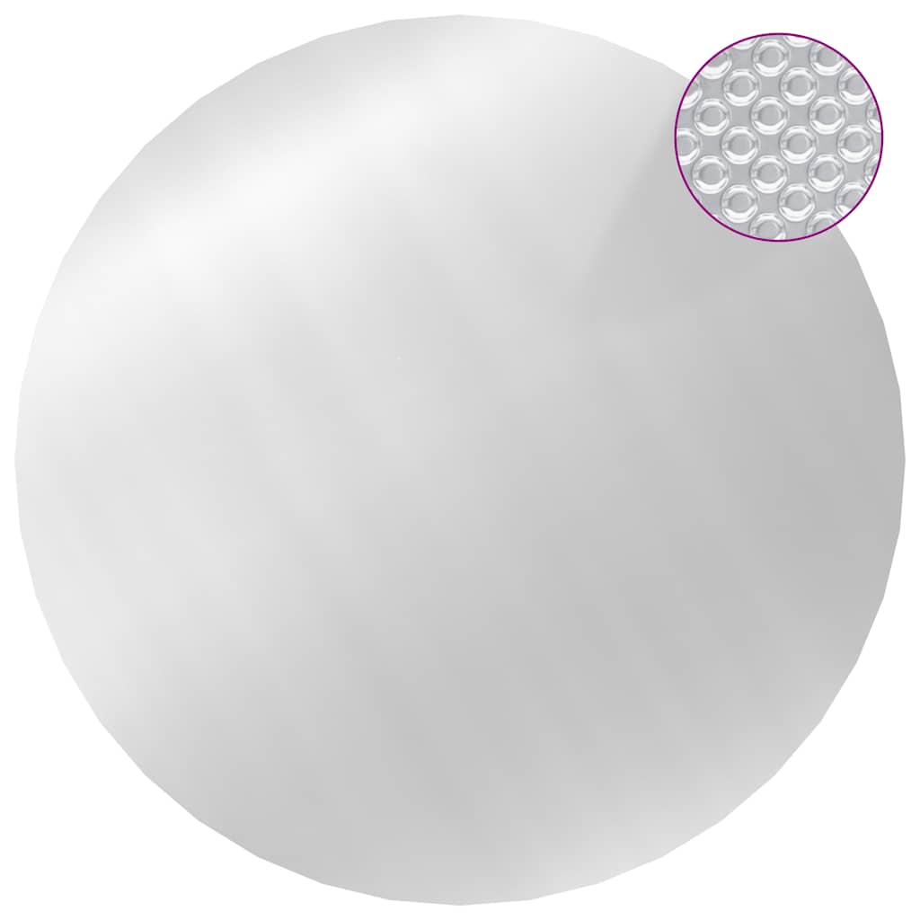 93088 vidaXL Pool Cover Silver 455 cm PE
