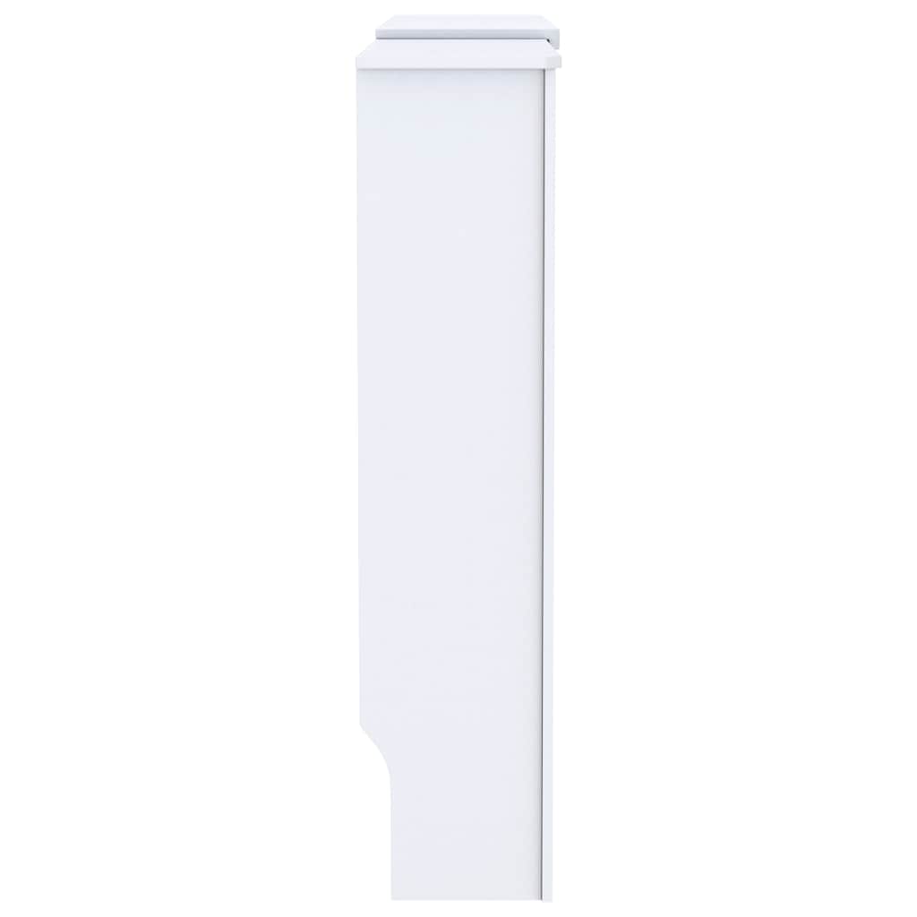 Engineered Wood Radiator Cover White 205 cm