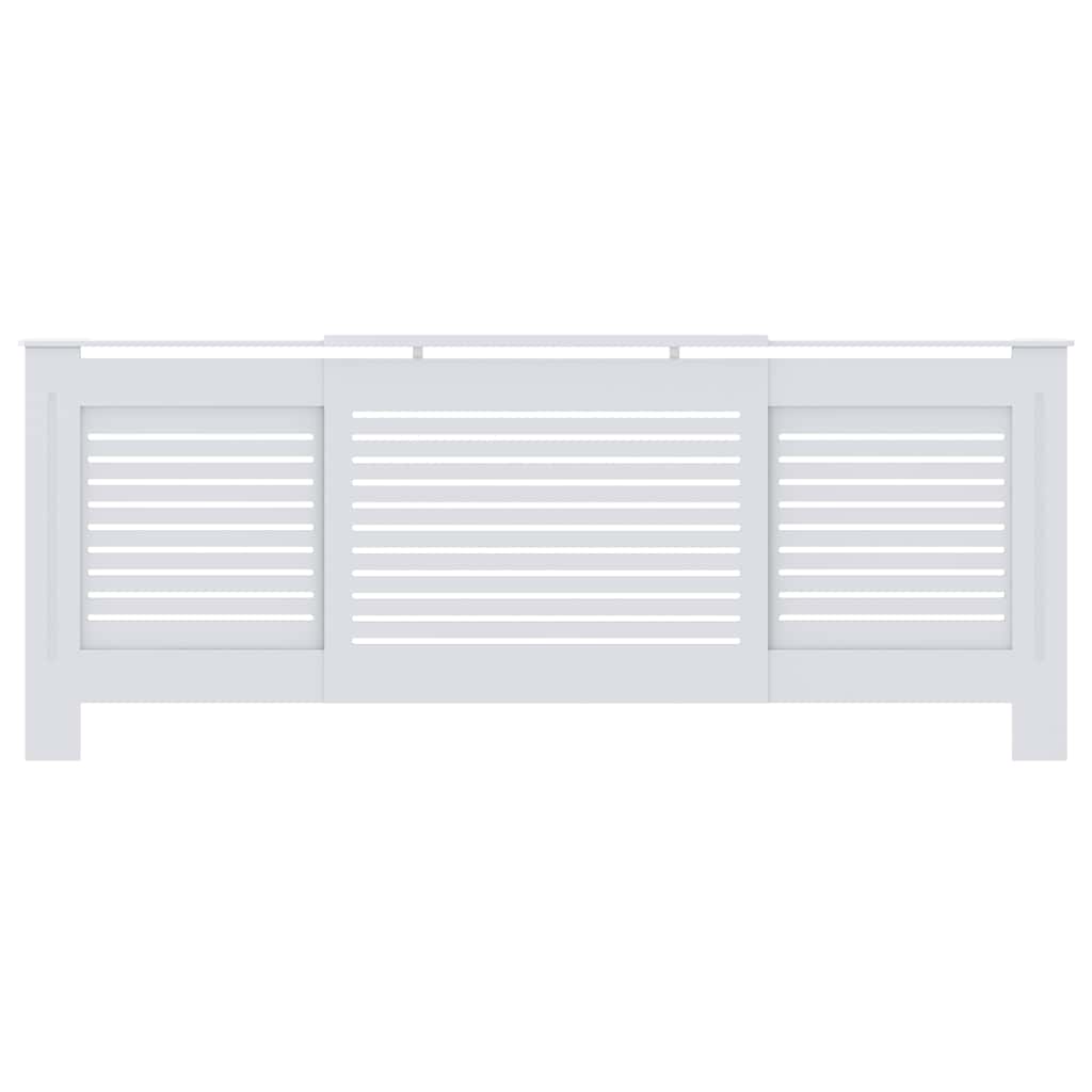 MDF Radiator Cover White 205 cm
