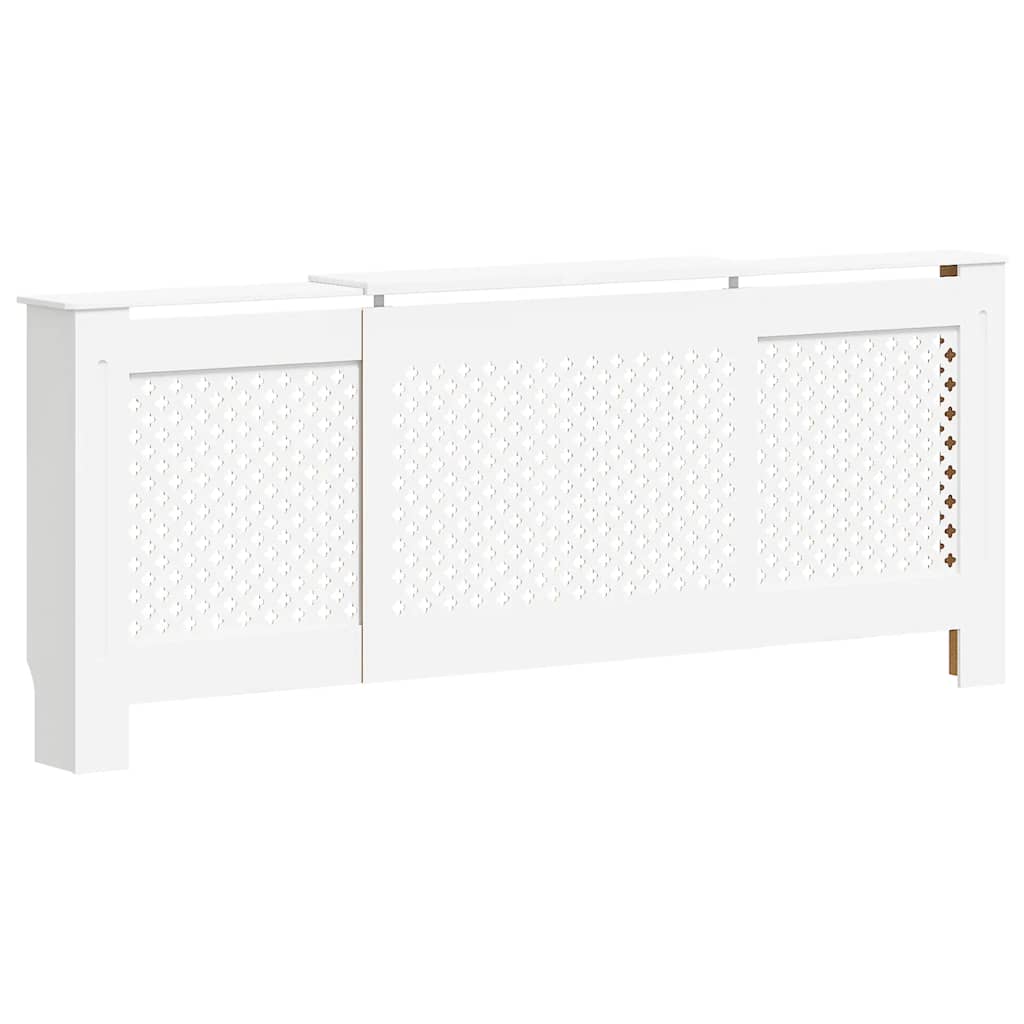 MDF Radiator Cover White 205 cm