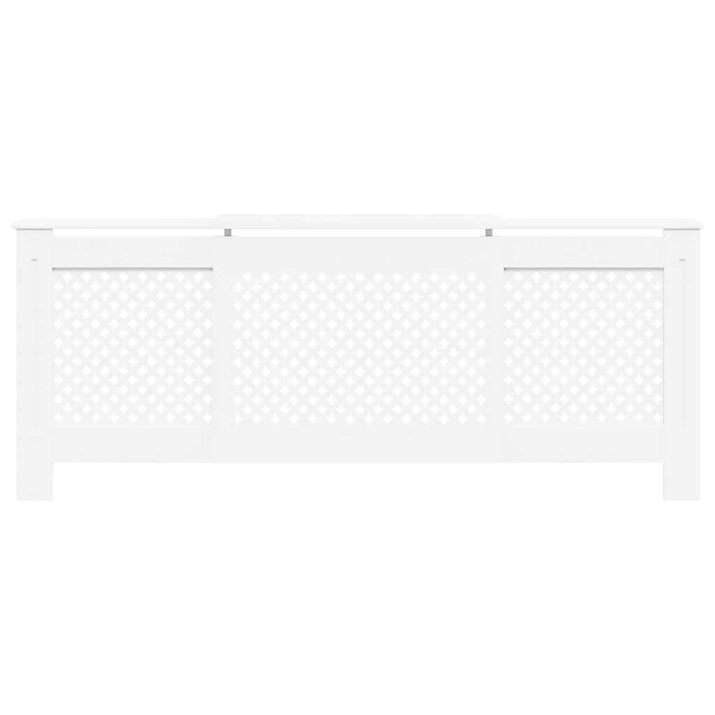 MDF Radiator Cover White 205 cm