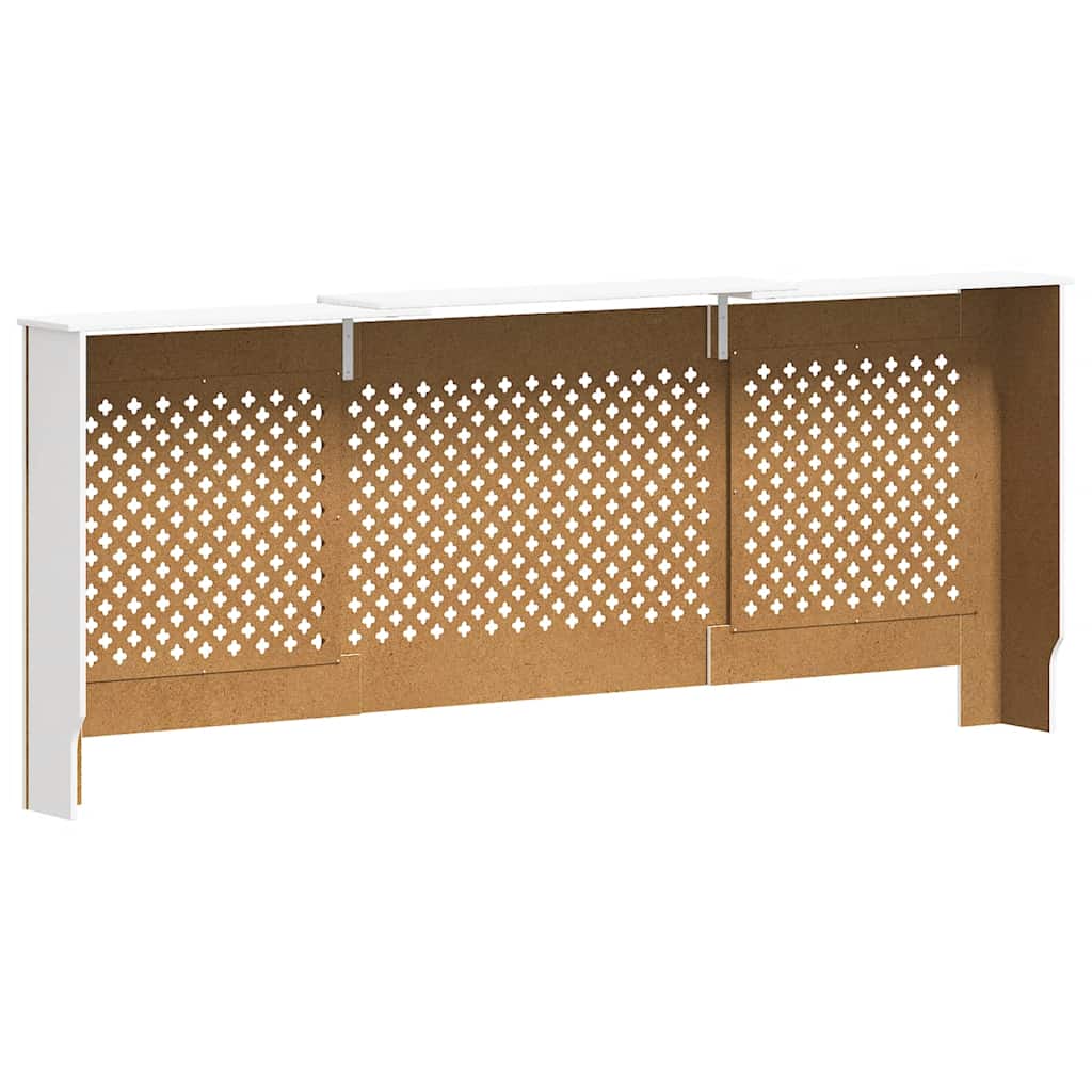 MDF Radiator Cover White 205 cm