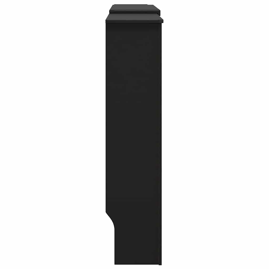 MDF Radiator Cover Black 205 cm