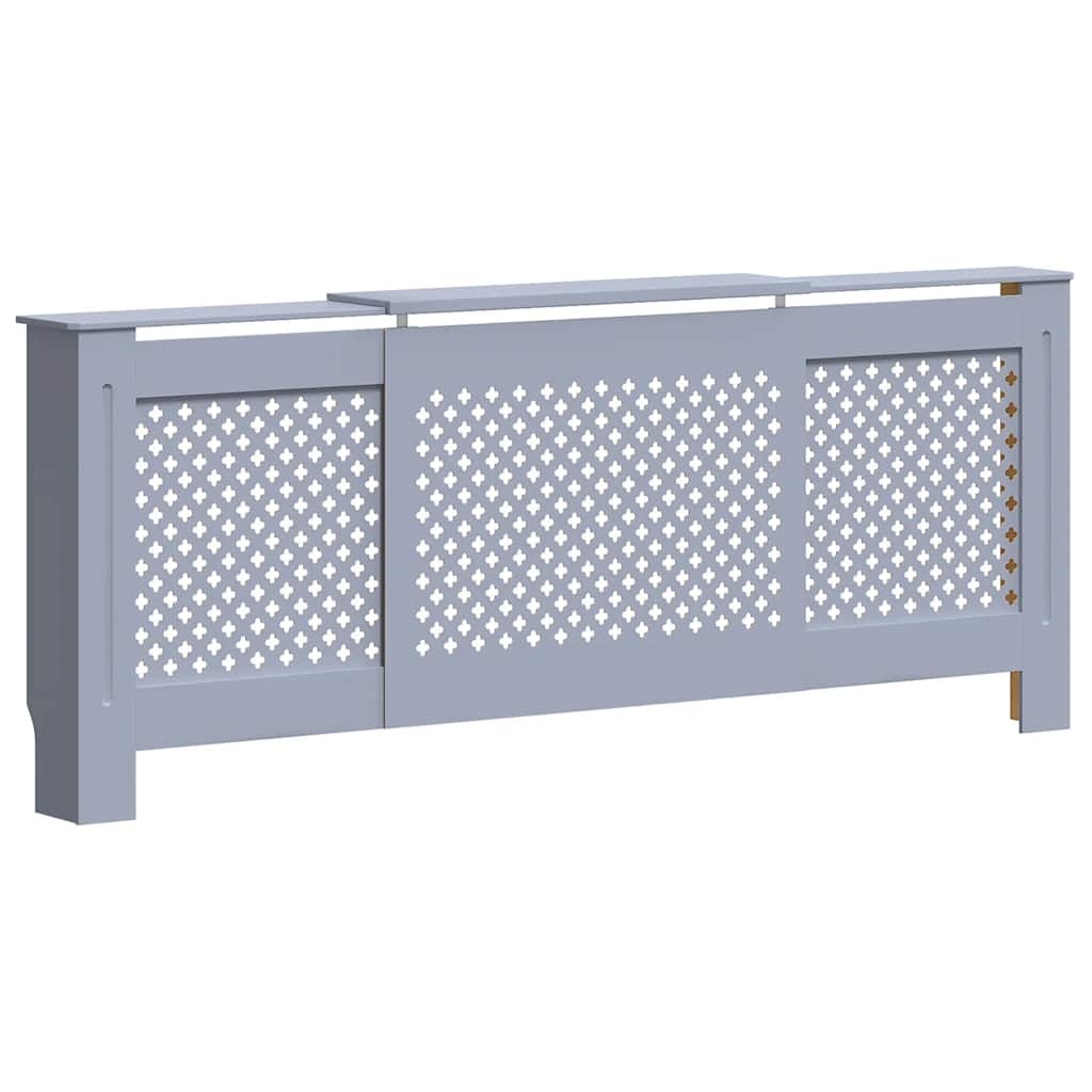 MDF Radiator Cover Grey 205 cm