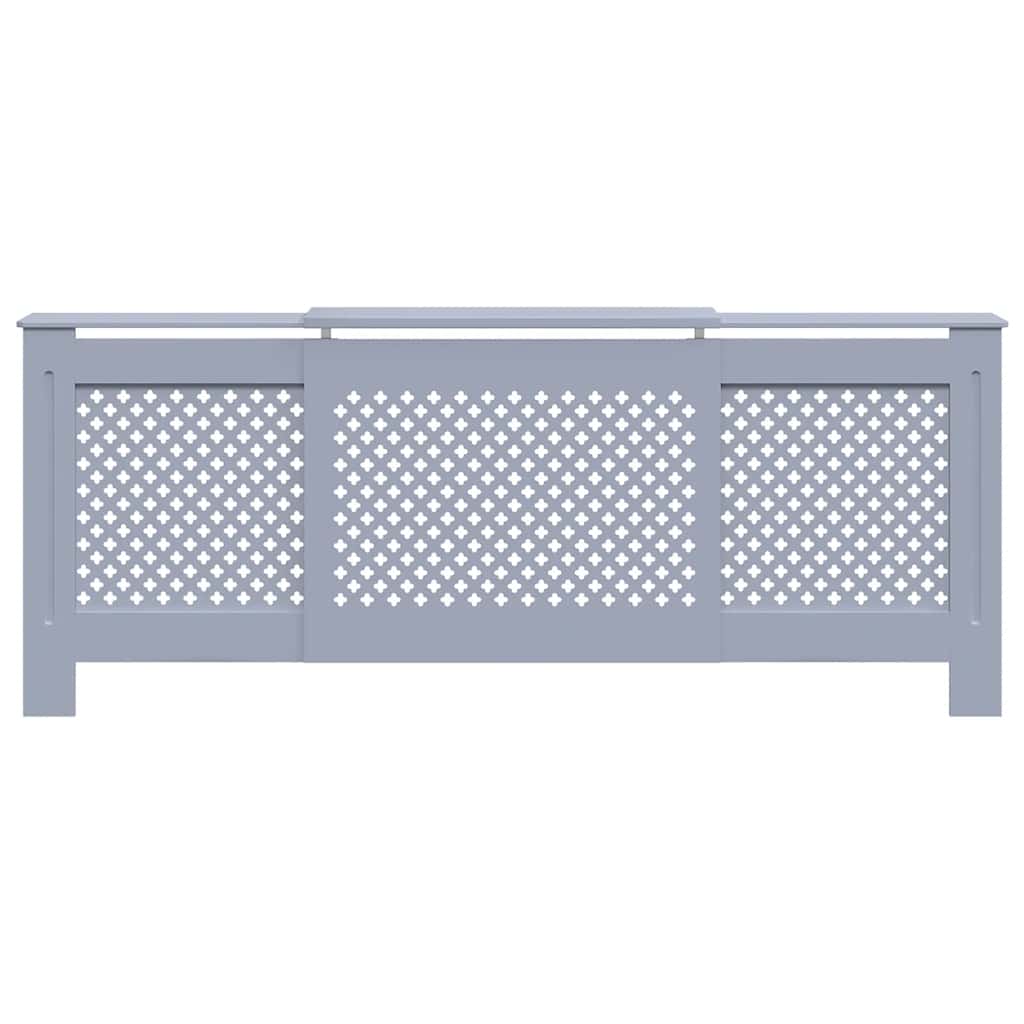 MDF Radiator Cover Grey 205 cm