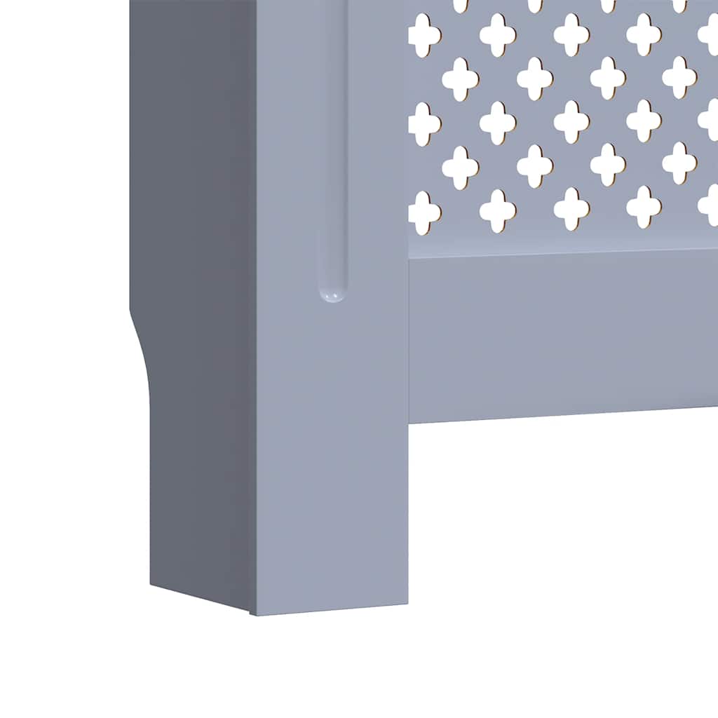 MDF Radiator Cover Grey 205 cm