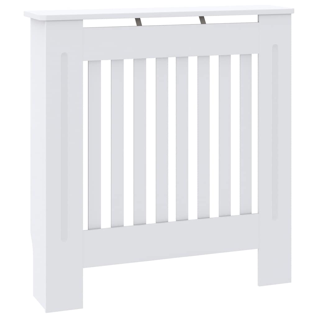 Engineered Wood Radiator Cover White 78 cm
