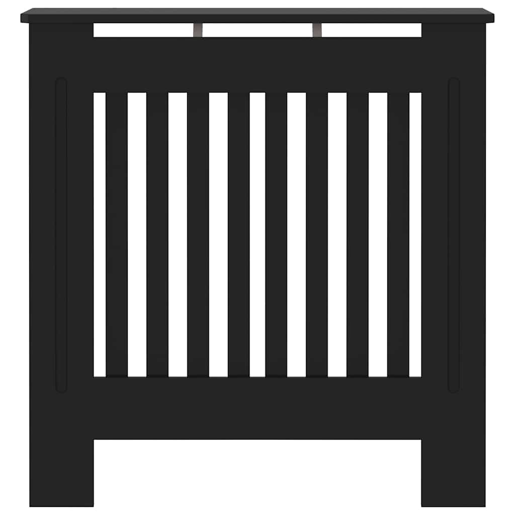 Engineered Wood Radiator Cover Black 78 cm