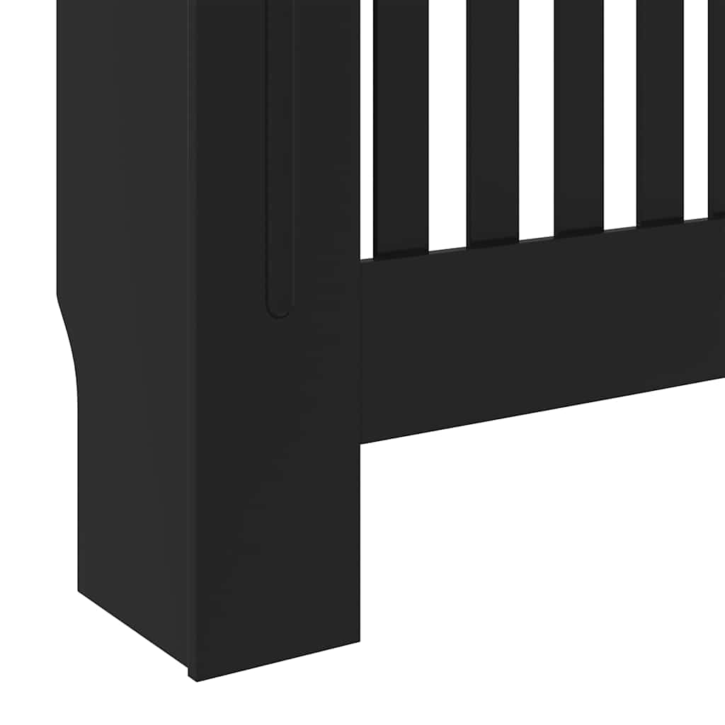 Engineered Wood Radiator Cover Black 78 cm