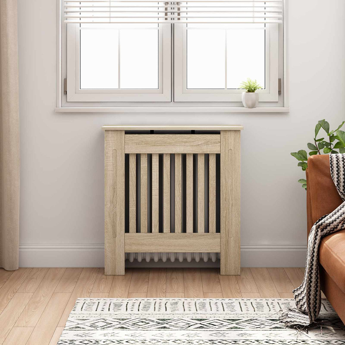Engineered Wood Radiator Cover 78 cm