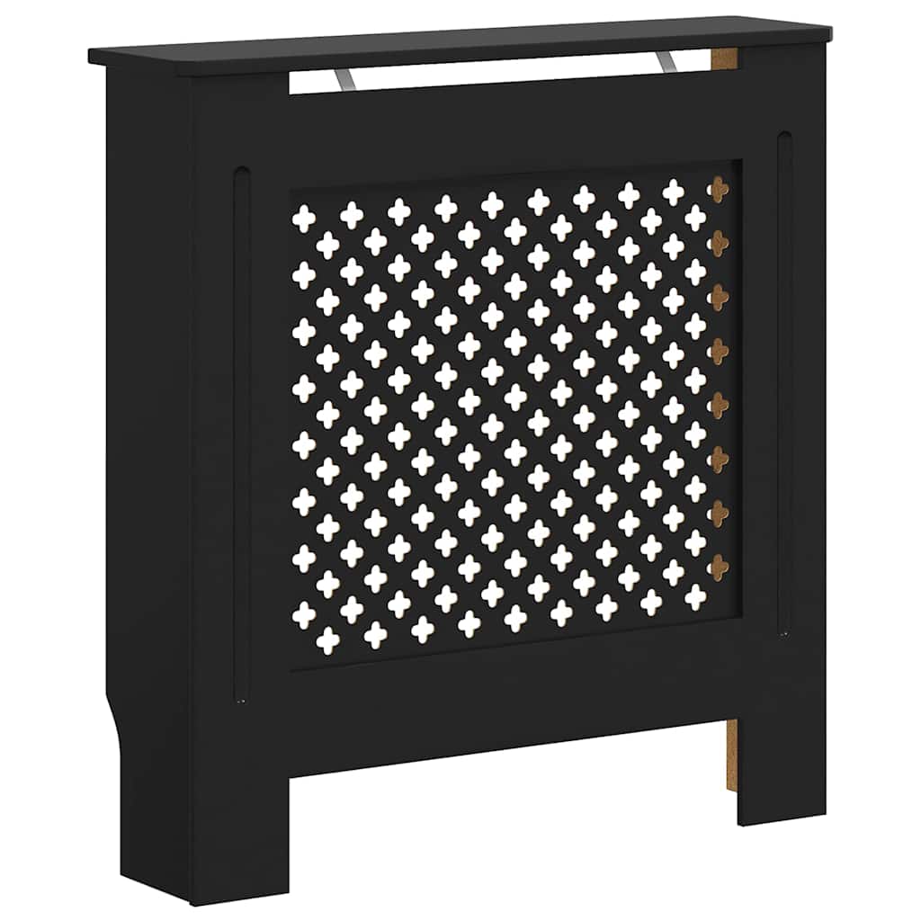 MDF Radiator Cover Black 78 cm