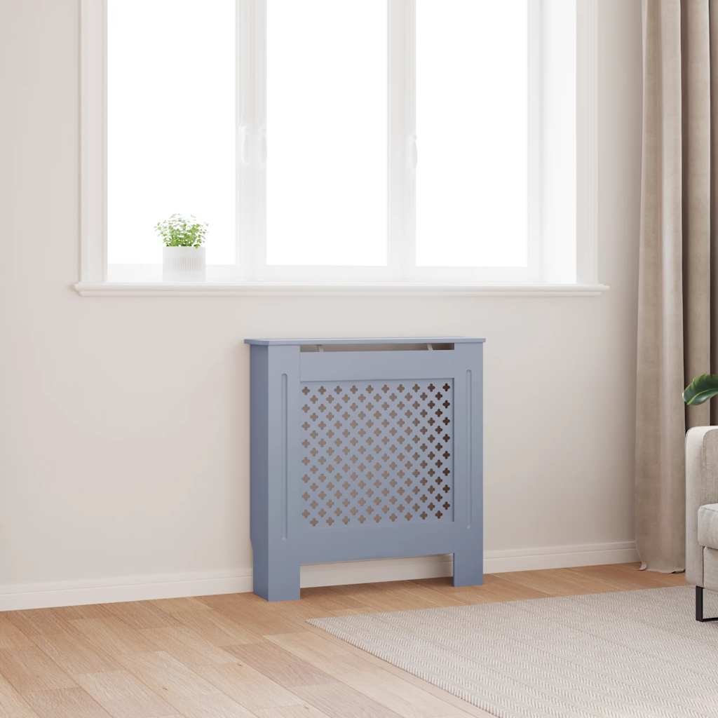 MDF Radiator Cover Grey 78 cm