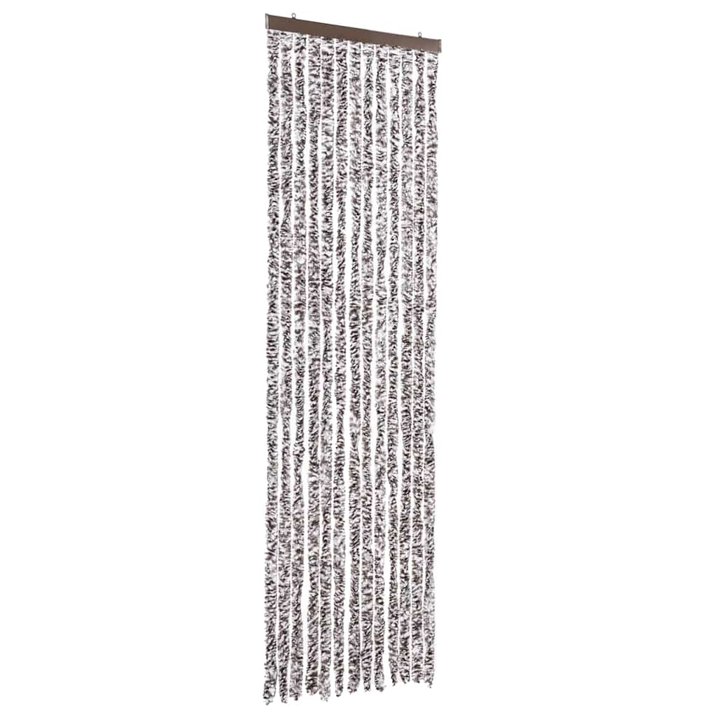 315129 vidaXL Insect Curtain Brown and Beige 56x200 cm Chenille