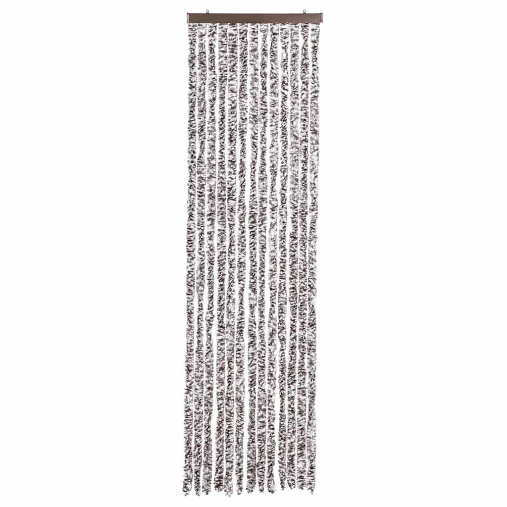 315129 vidaXL Insect Curtain Brown and Beige 56x200 cm Chenille