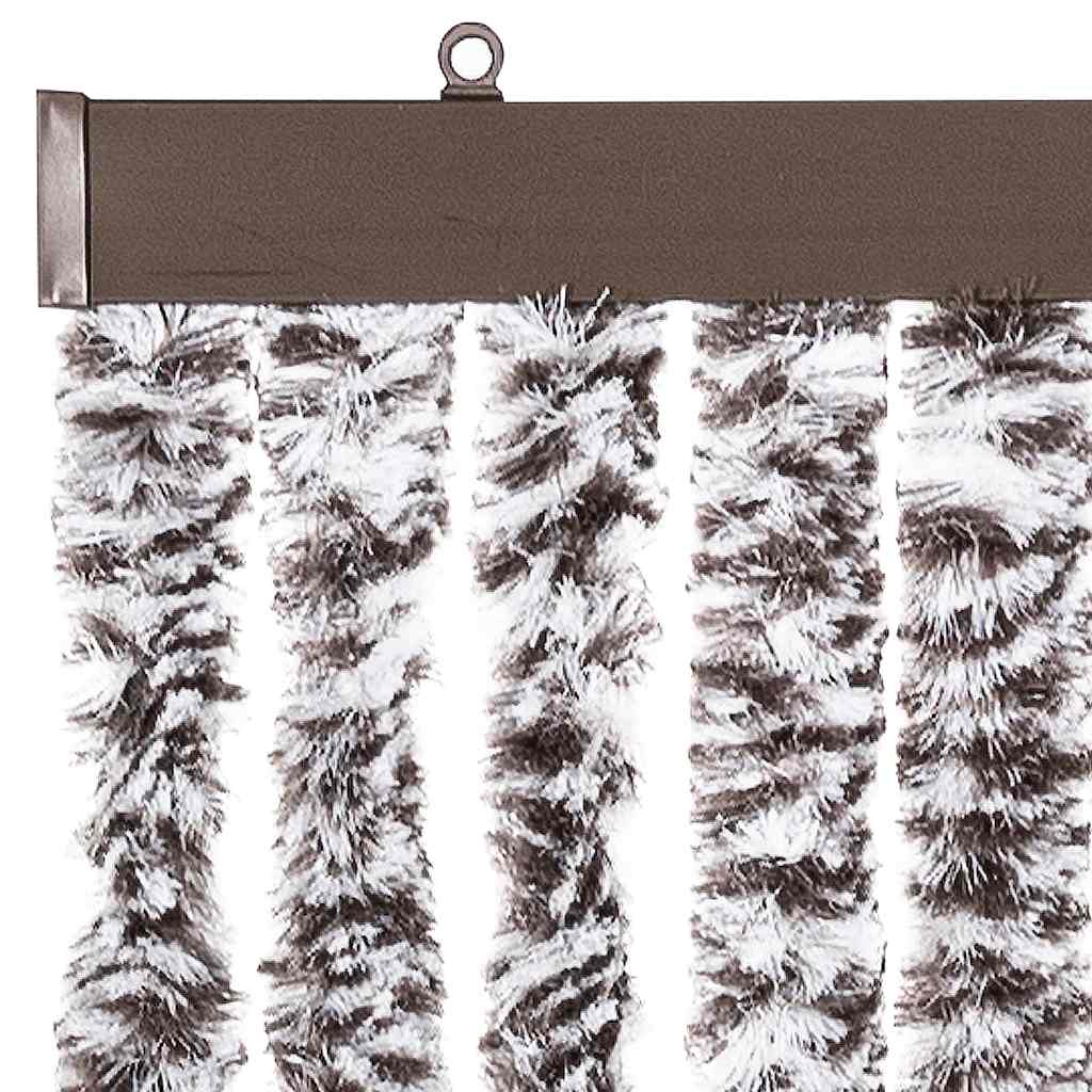 Insect Curtain Brown and Beige 56x200 cm Chenille