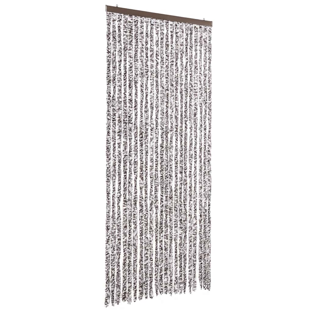 315130 vidaXL Insect Curtain Brown and Beige 90x200 cm Chenille