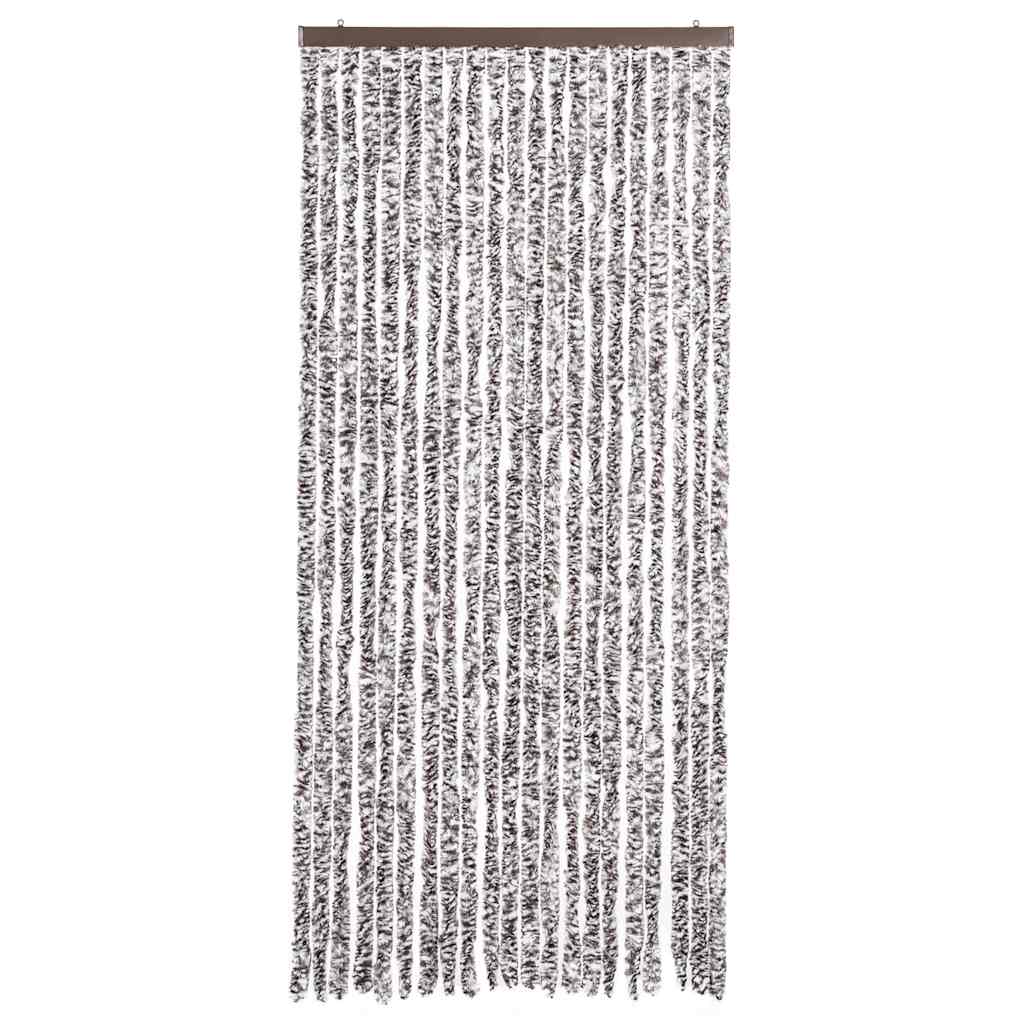 315130 vidaXL Insect Curtain Brown and Beige 90x200 cm Chenille