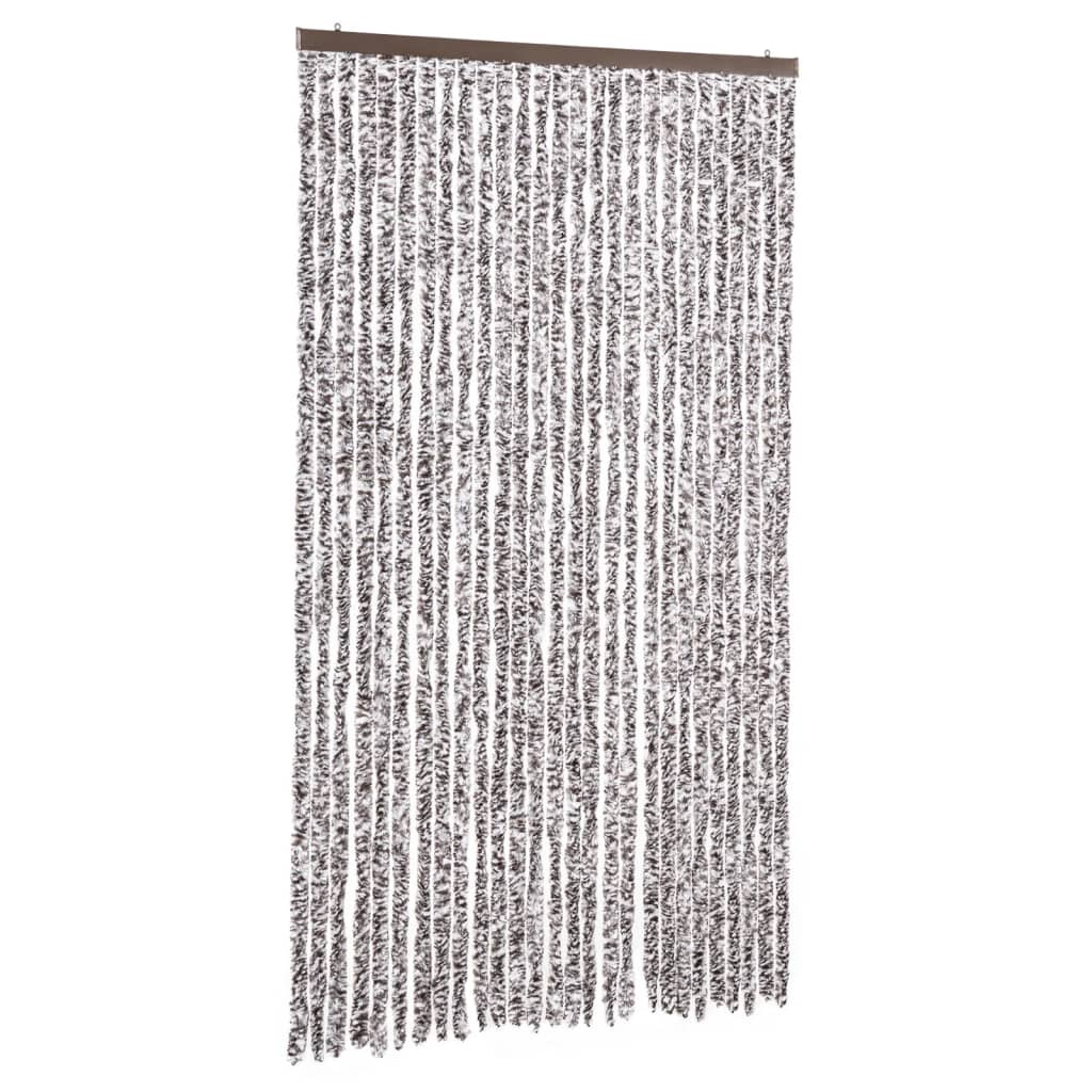 Insect Curtain Brown and Beige 118x220 cm Chenille