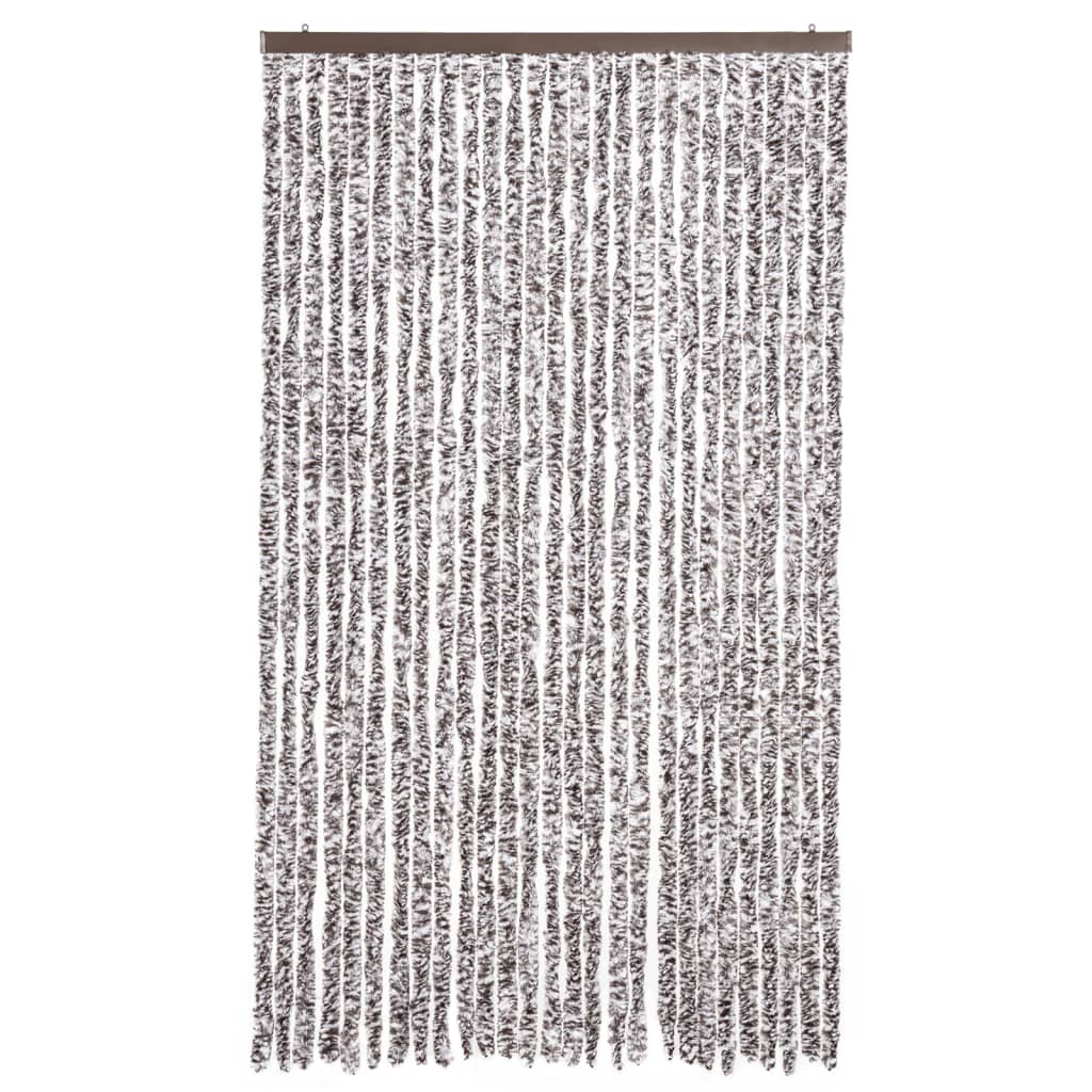 Insect Curtain Brown and Beige 118x220 cm Chenille
