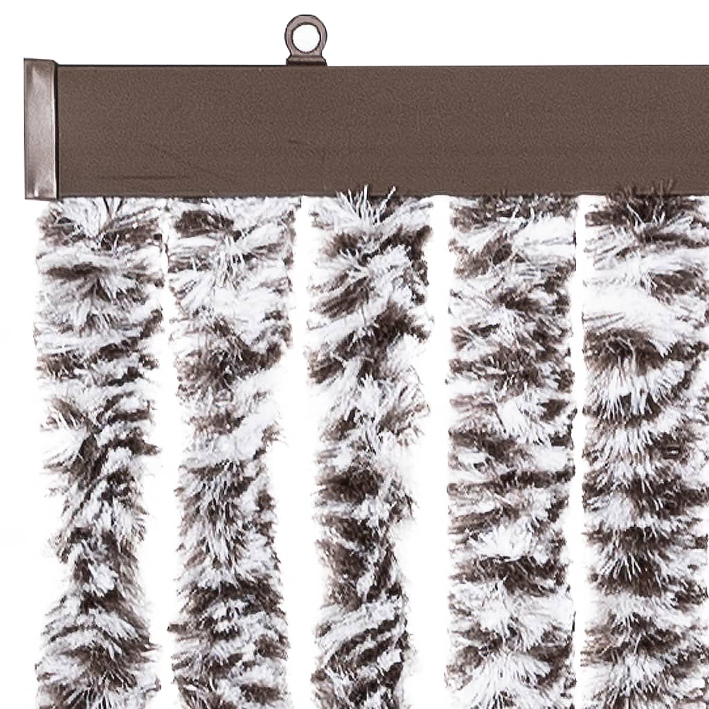 Insect Curtain Brown and Beige 118x220 cm Chenille