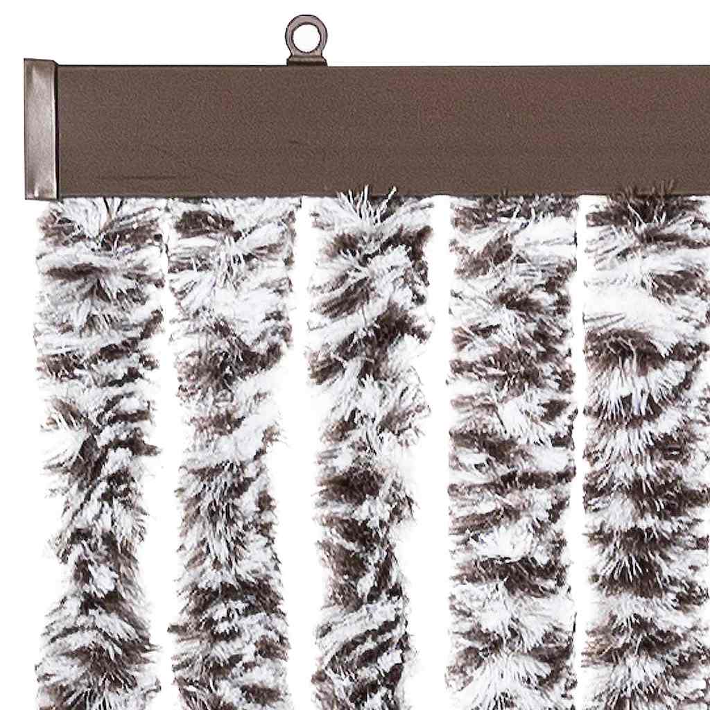 Insect Curtain Brown and Beige 118x220 cm Chenille