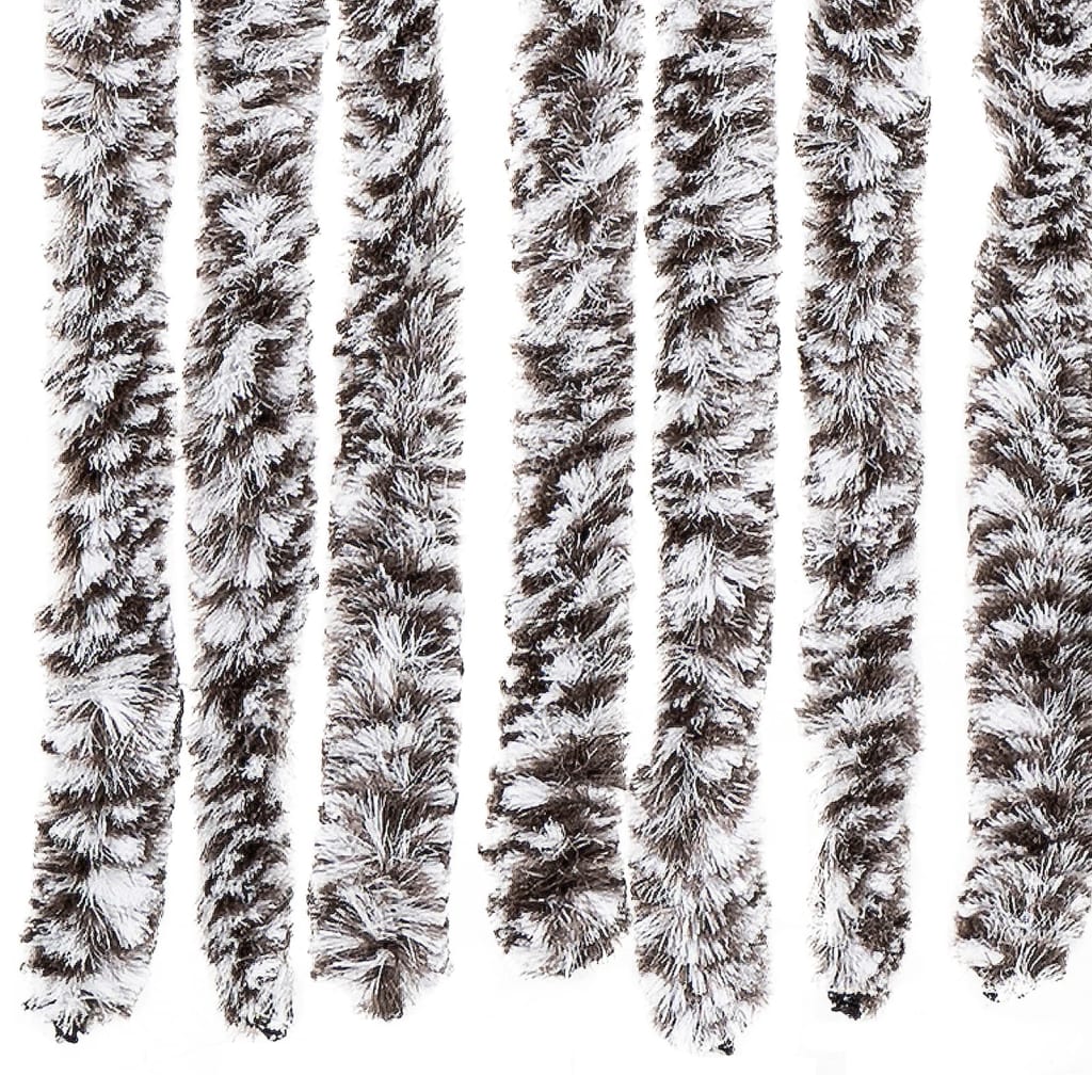 Insect Curtain Brown and Beige 118x220 cm Chenille
