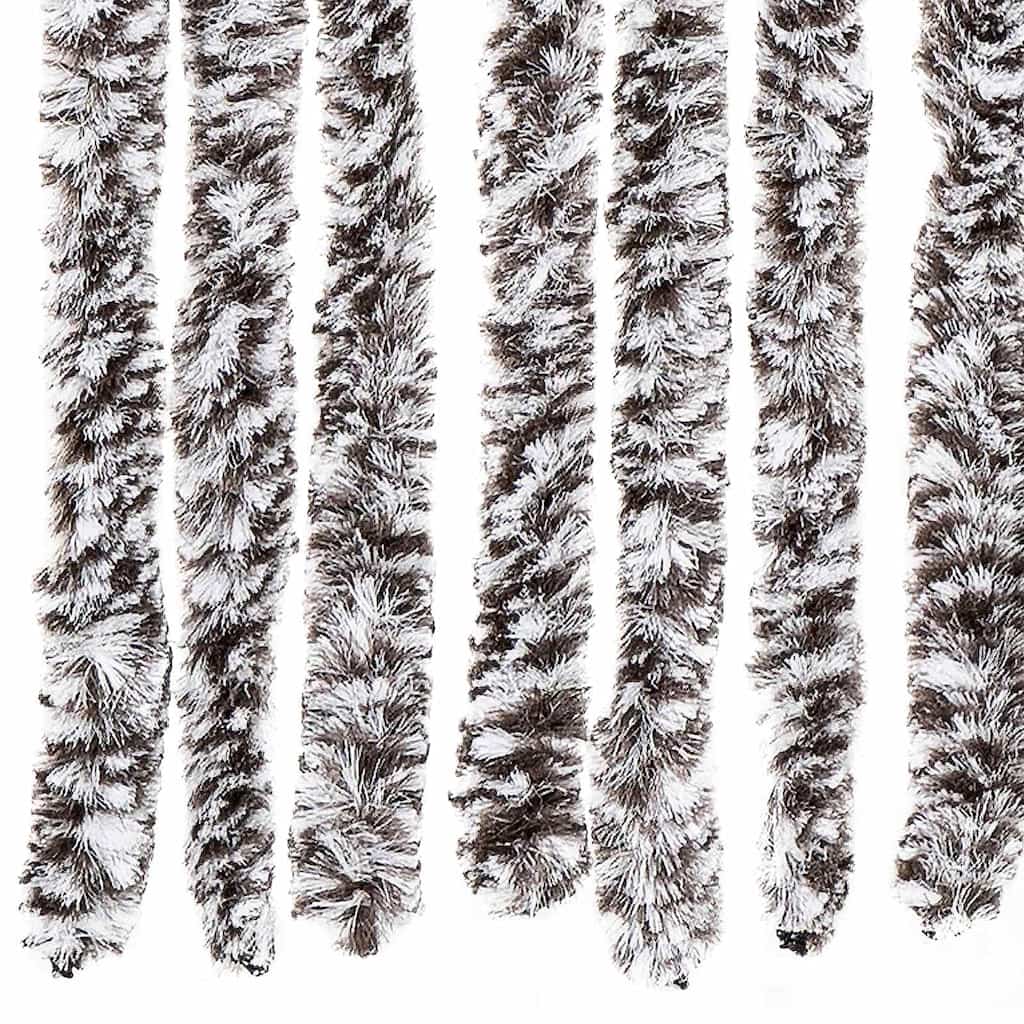 Insect Curtain Brown and Beige 118x220 cm Chenille