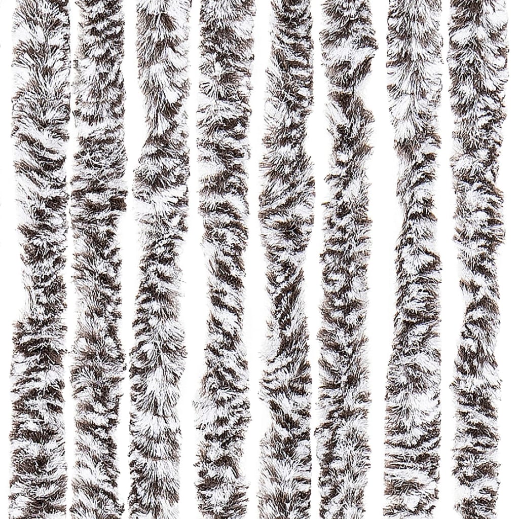 Insect Curtain Brown and Beige 118x220 cm Chenille
