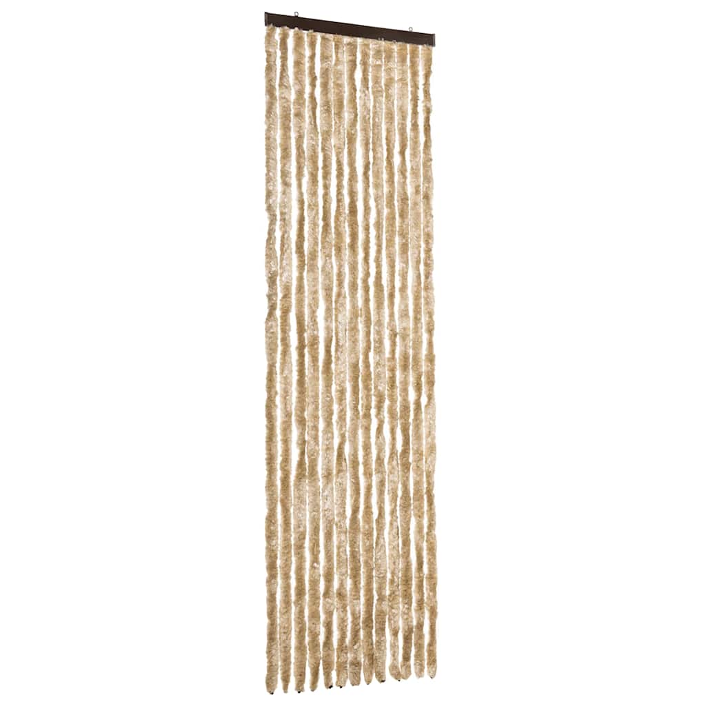 315135 vidaXL Insect Curtain Beige 56x200 cm Chenille